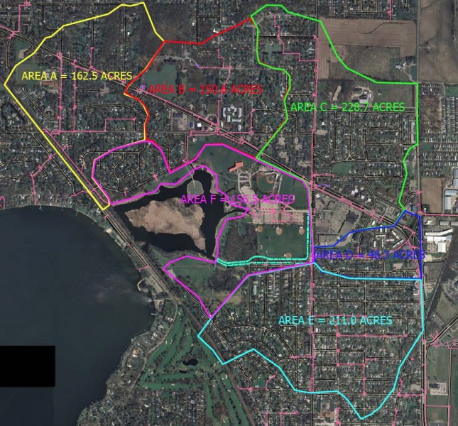 Warner wetland drainage area